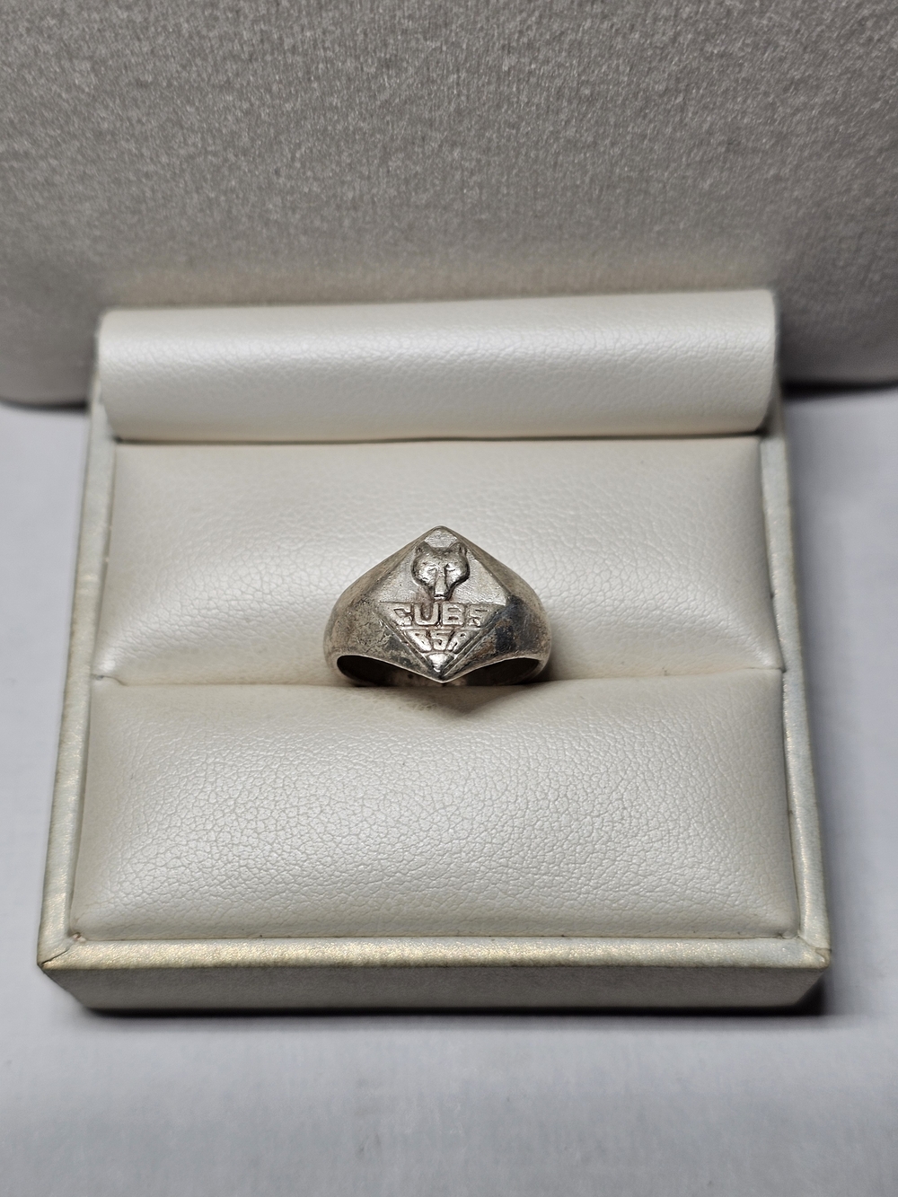 Sterling Silver Cub Scout Signet Ring Size 4¼